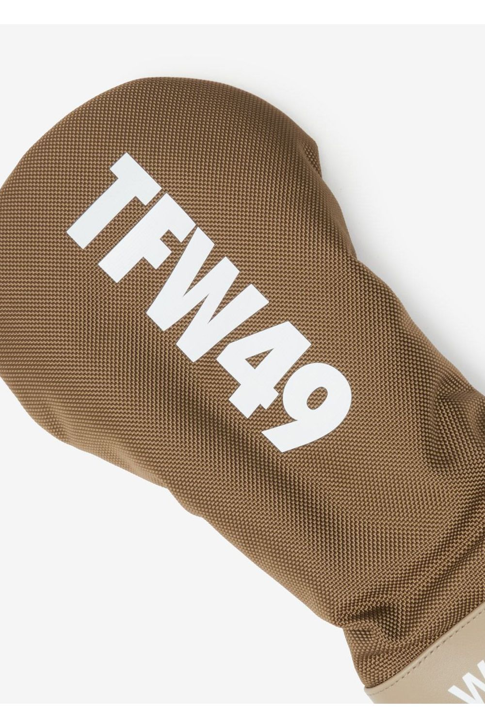 NYLON HEAD COVER #01 / ナイロン ブランドロゴ ドライバーカバー (ライトブラウン)