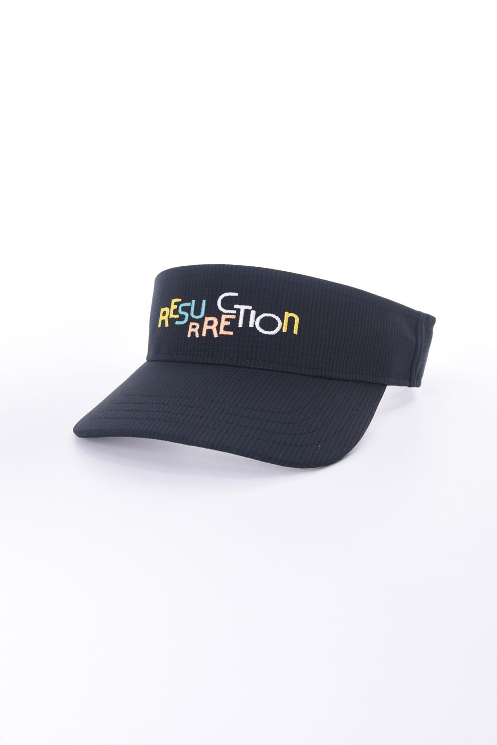 【26SS】 COLORFUL LOGO SUN VISOR / カラフルロゴ刺繍 サンバイザー (ブラック)