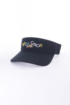 【26SS】 COLORFUL LOGO SUN VISOR / カラフルロゴ刺繍 サンバイザー (ブラック)