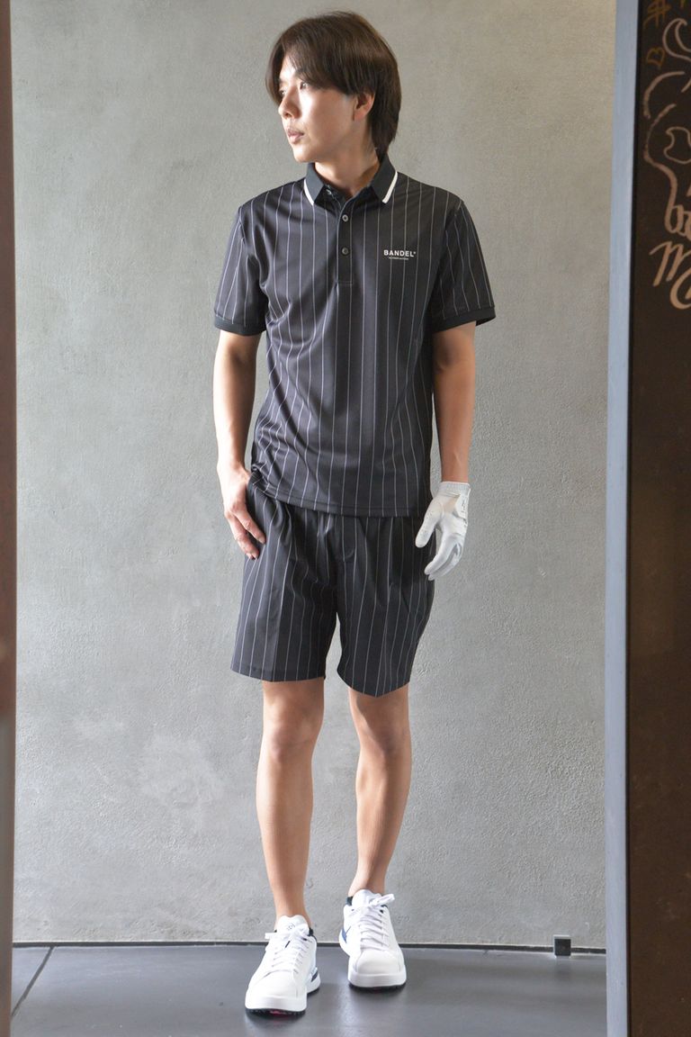 【BANDEL GOLF】 他にはないピンストライプ柄のセットアップスタイル