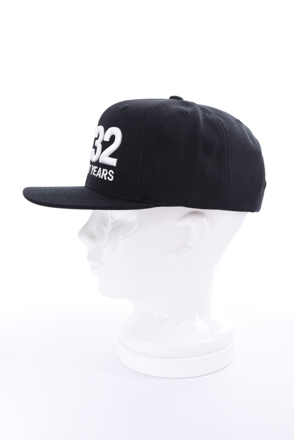 【26AW】 3D LOGO SNAPBACK CAP / 3Dブランドロゴ フラットキャップ (ブラック)