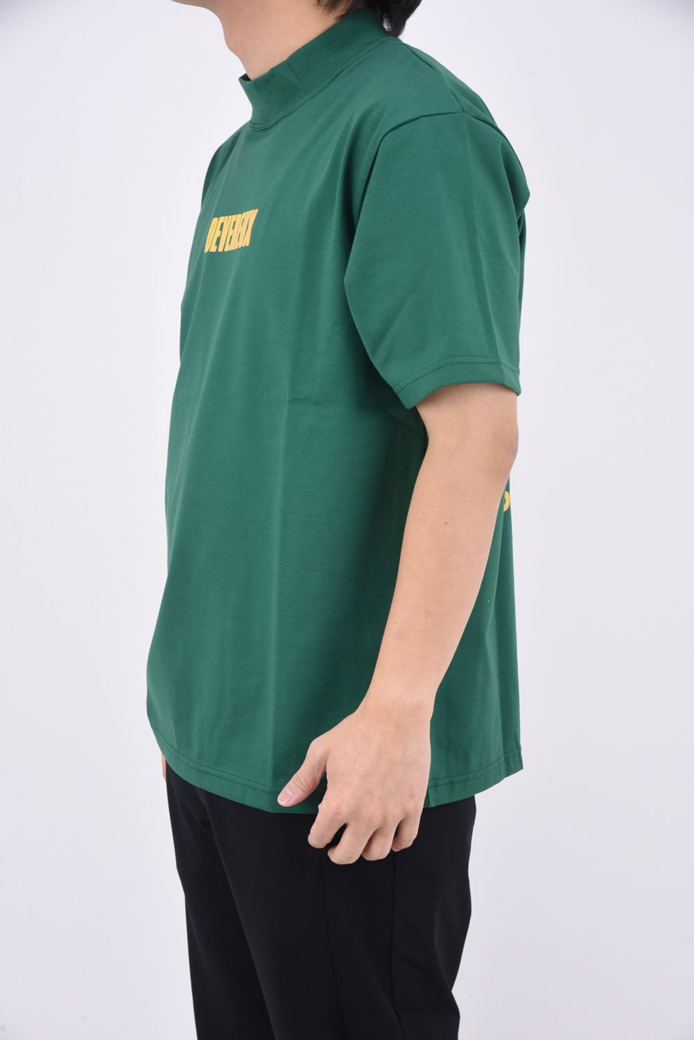 【25SS】 LOGO ASSORTED MOCK TEE / ロゴプリント モックネック (グリーン)