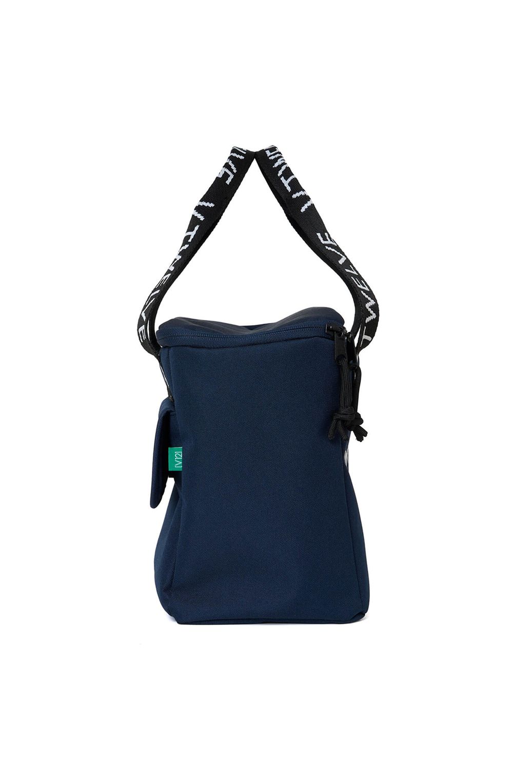 【26SS】 DOUBLE LOGO COOL BAG / ブランドロゴ刺繍 ボックス型クーラーバッグ (ネイビー)