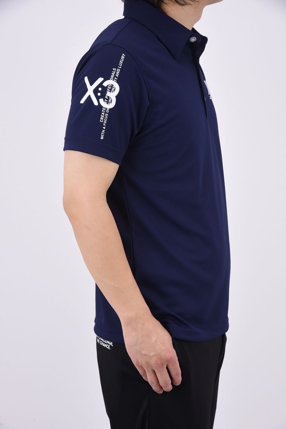 KI-XXX THREE - 【25SS】 POLO / サイドロゴ ポロシャツ