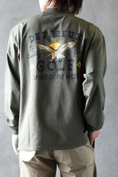 【DEVEREUX GOLF】 オリーブ×ベージュのアースカラーコーデ
