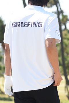 【GOSSIP GOLF 別注】  MONOCAMO BACKLOGO HIGHNECK RF / モノカモ バックロゴ モックネックTシャツ (ホワイト)