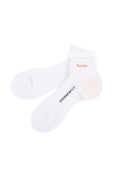 【ZEROFITコラボ】 BASIC LOGO SHORT SOCKS / ベーシックロゴ ショートソックス （ホワイト）
