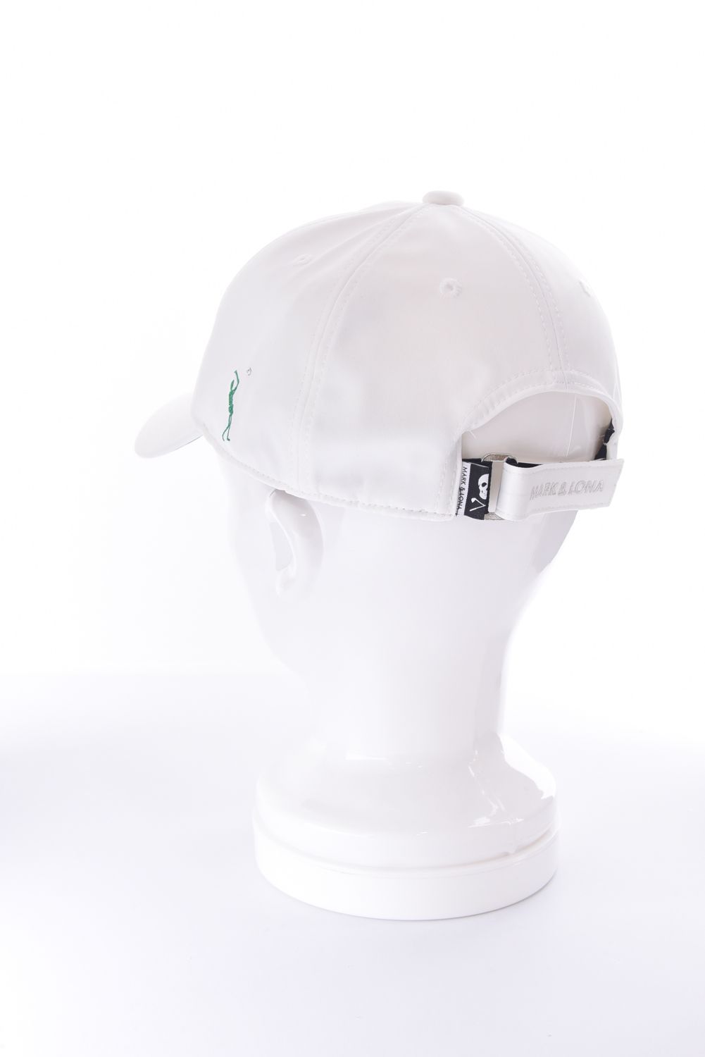 【26SS】 IRON SKULL CRYSTAL ACCENT CAP / アイアンスカル ブランドロゴ刺繍 ベースボールキャップ (アイボリー)