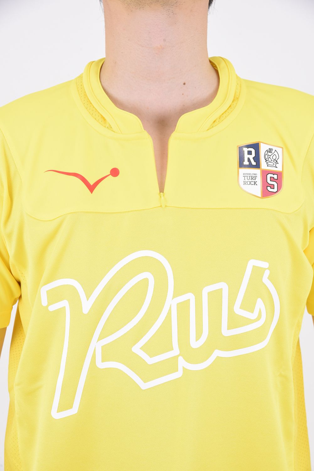 ラッセルノ ゴルフウェア ポロシャツ Russeluno イエロー RUSSELUNO - RUS POLO / 2WAY ポロシャツ イエロー | GOSSIP GOLF