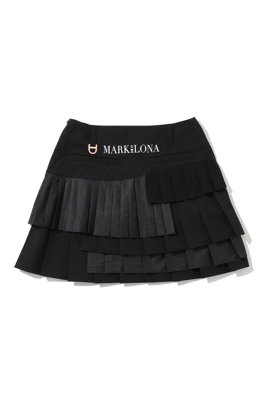 【26SS】【CODE COLLECTION】【レディース】 APSK / アシンメトリー ランダムプリーツスカート (インナーパンツ付き) (ブラック)