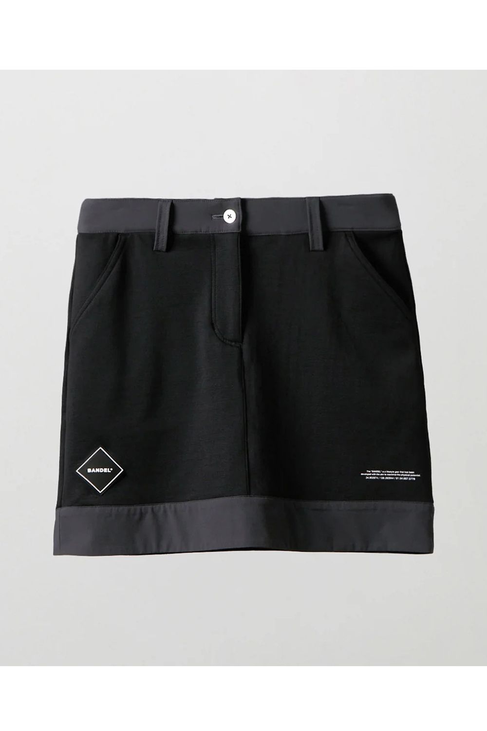 【26AW】 【レディース】 FLEECE COMBINATION SKIRT / フリース コンビネーション スカート (ブラック)