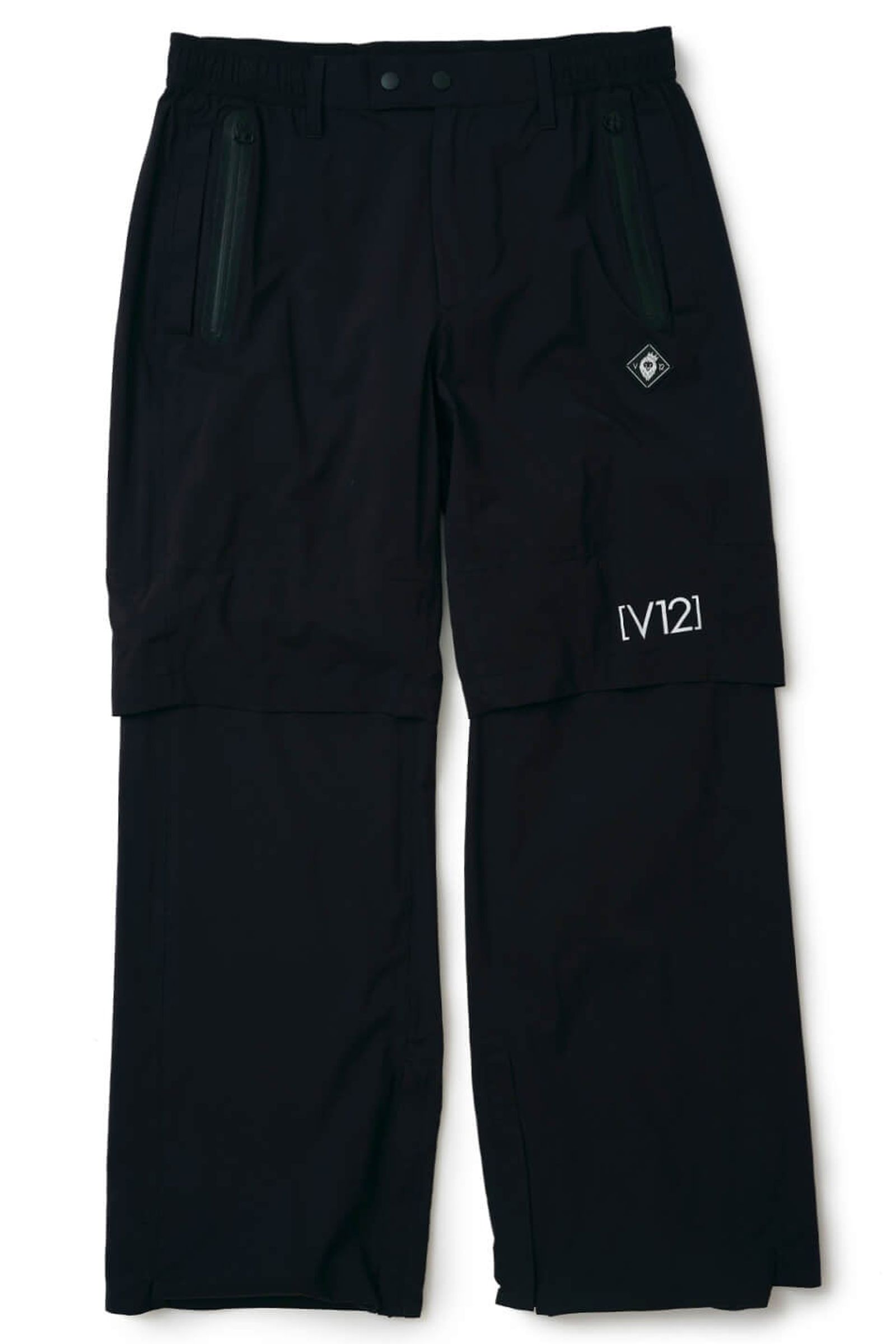 【期間限定ポイント10倍】MENS LINE UP RAIN PANTS / ロゴ ラインアップレインパンツ (ブラック)