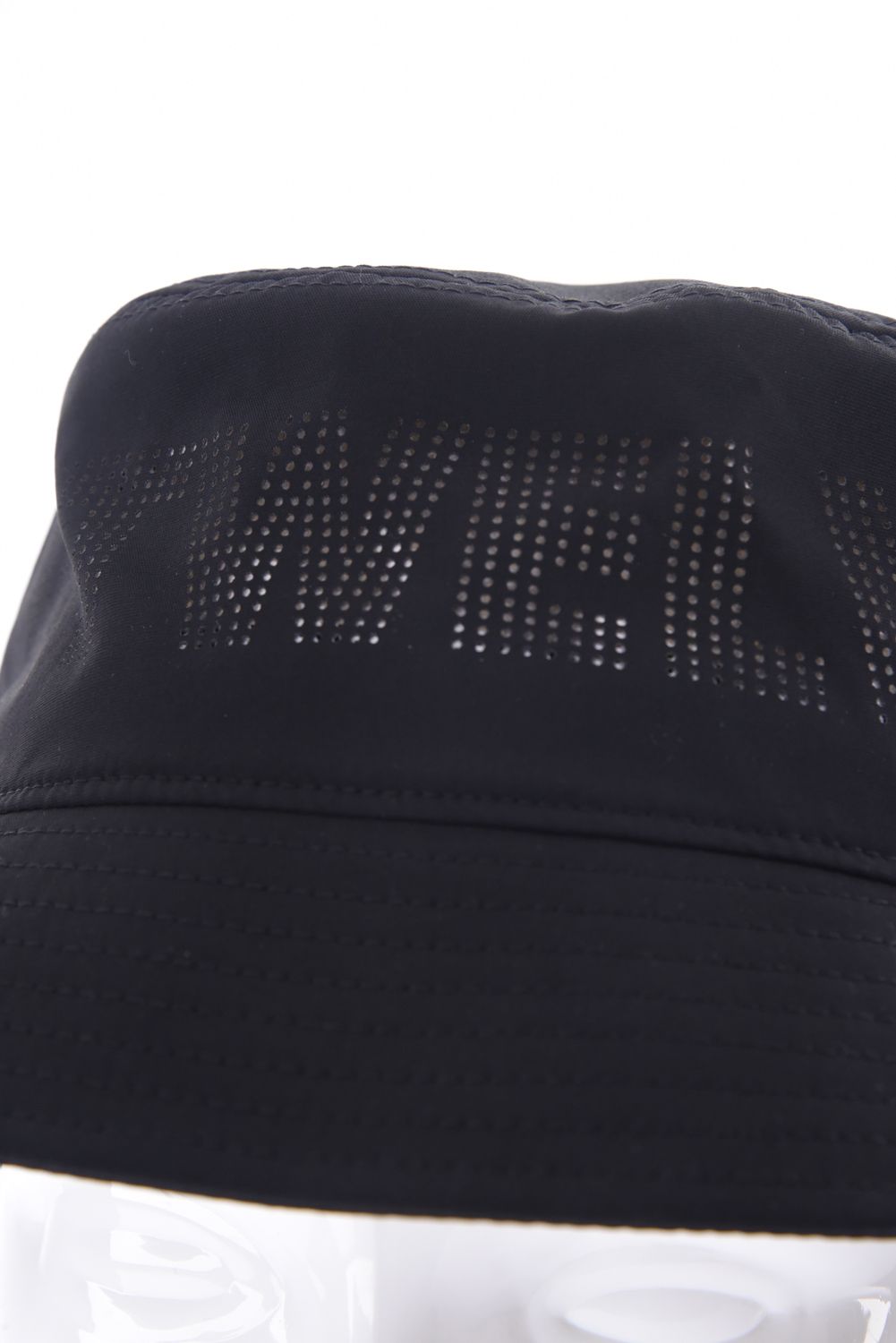 【26SS】 PERFORATE HAT / パンチングロゴ バケットハット (ブラック)