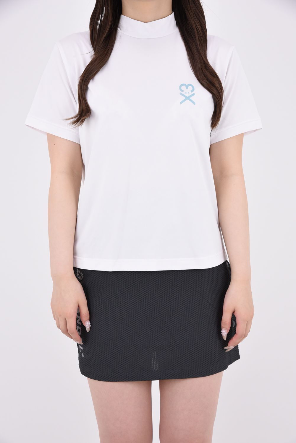 【ポイント10倍】 【26SS】【レディース】 WOMEN'S ECO PIQUE MOCK TEE / モックネックTシャツ (ホワイト)