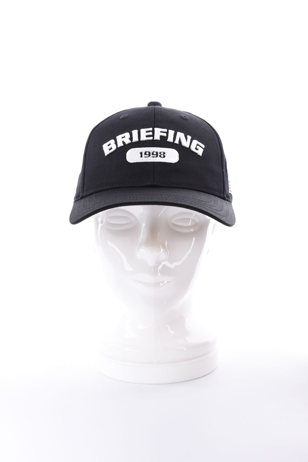 【26AW】 MEN’S COLLEGE LOGO CAP / カレッジロゴ刺繍 キャップ (ブラック)