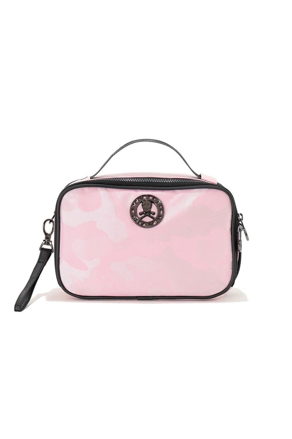 【26AW】 PREMIUM GAUGE 2-WAY BAG / コーデュラナイロン シンセティックレザー スカルカモジャカード 2WAYバッグ (ピンク)