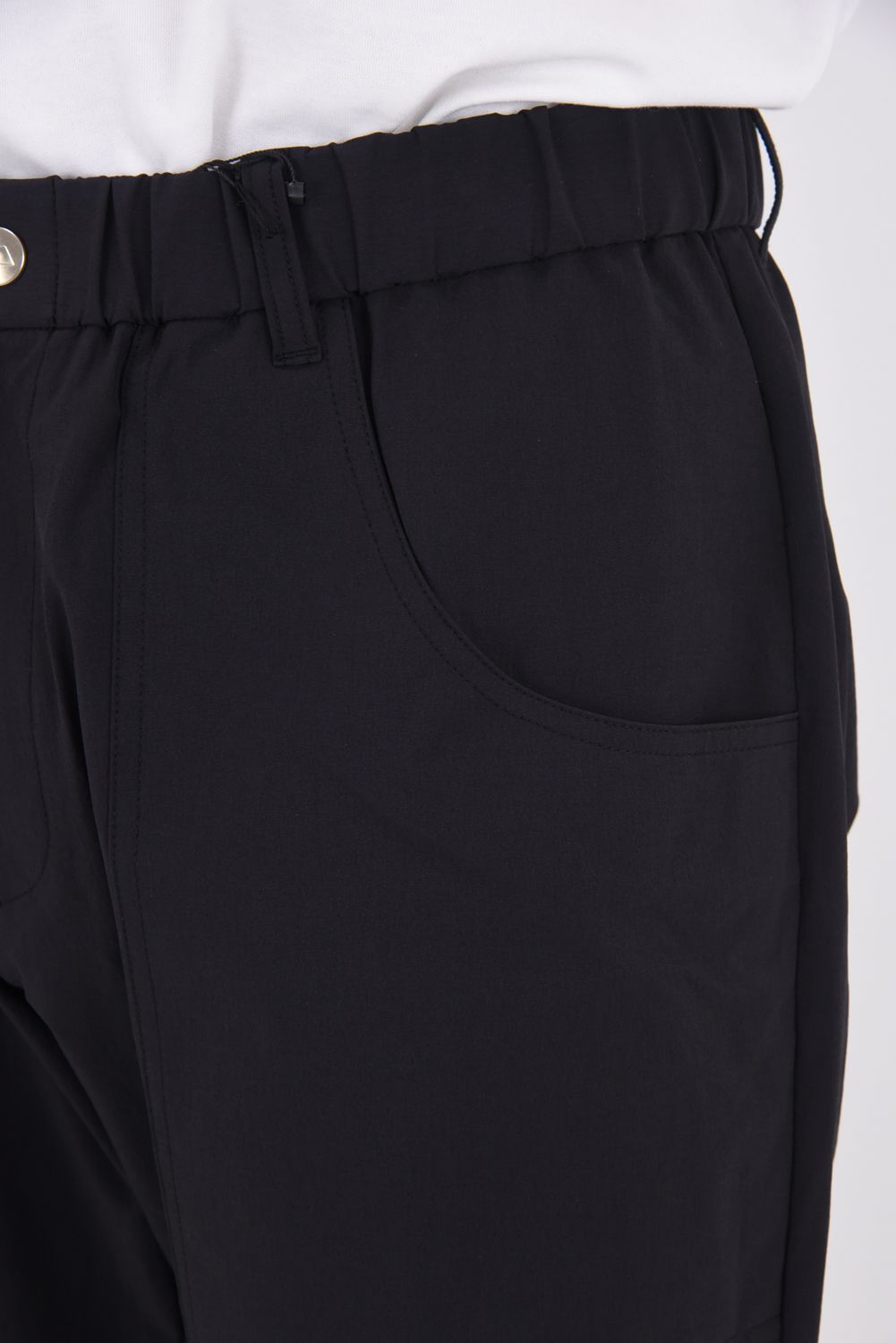 【26SS】 Makani Shorts / フラップポケット 4WAYストレッチ ベイカーショーツ (ブラック)