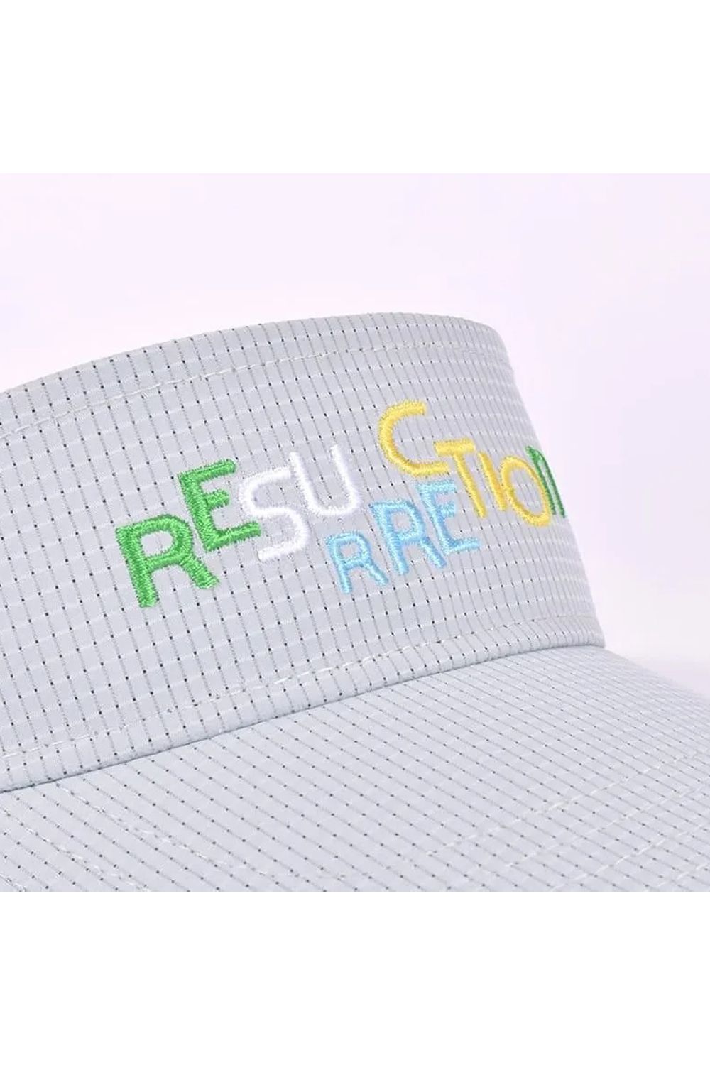 【26SS】 COLORFUL LOGO SUN VISOR / カラフルロゴ刺繍 サンバイザー (グレー)