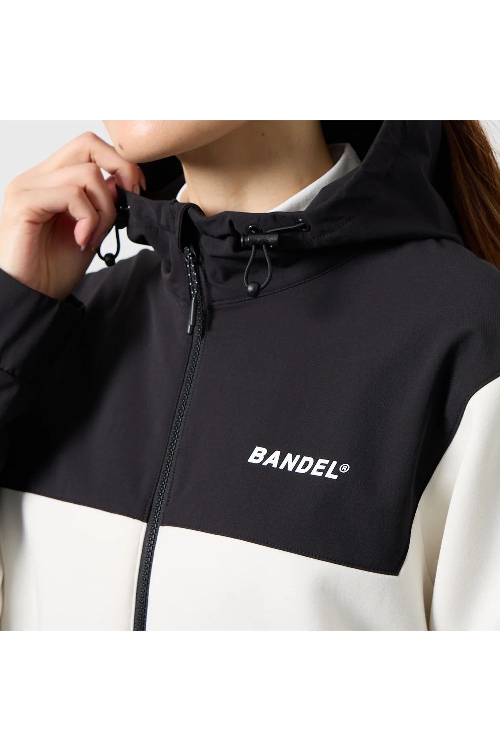 【26AW】 【レディース】 BONDING COMBINATION ZIP HOODIE / ボンディングコンビネーション ジップアップパーカー (ホワイト)