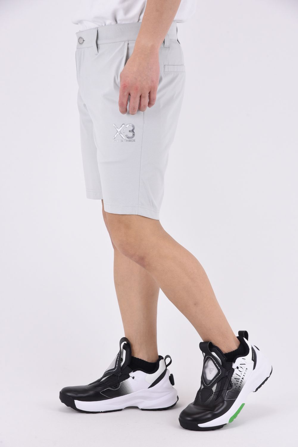 KI-XXX THREE - 【25SS】 SHORT PANTS / ブランドロゴ ショート