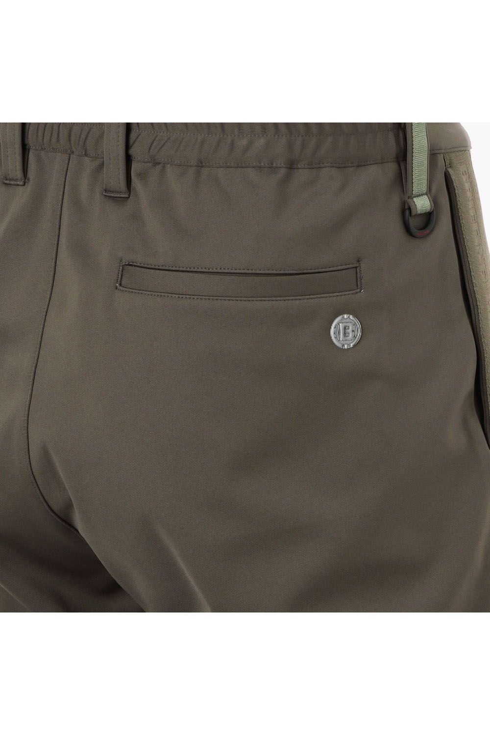 【25SS】 MENS LOGO LINE SHORT PANTS / ロゴラインテープ ショート パンツ (ダークオリーブ)