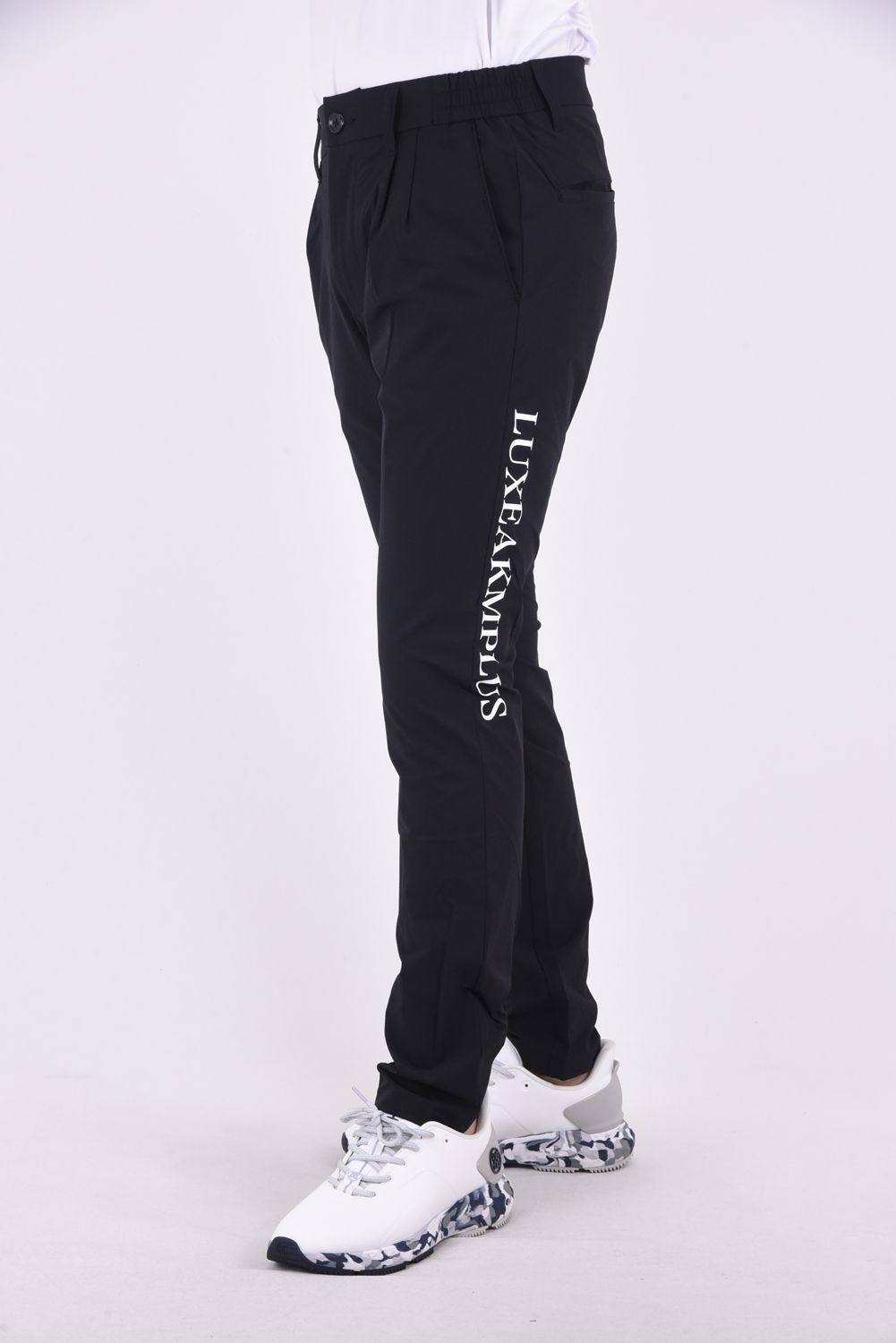 LUXEAKMPLUS - SUPER STRETCH LOGO PANTS / スーパーストレッチ ロゴ