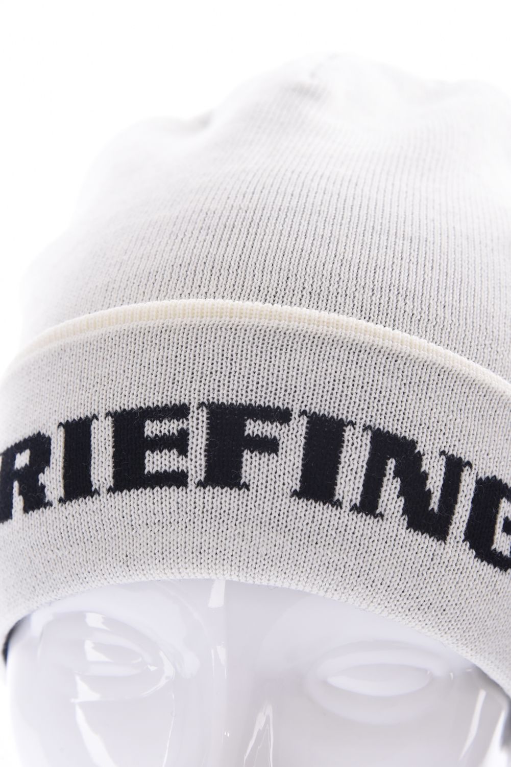 MEN’S WR WOOL LOGO BEANIE / ブランドロゴジャカード ニットビーニー (アイボリー)