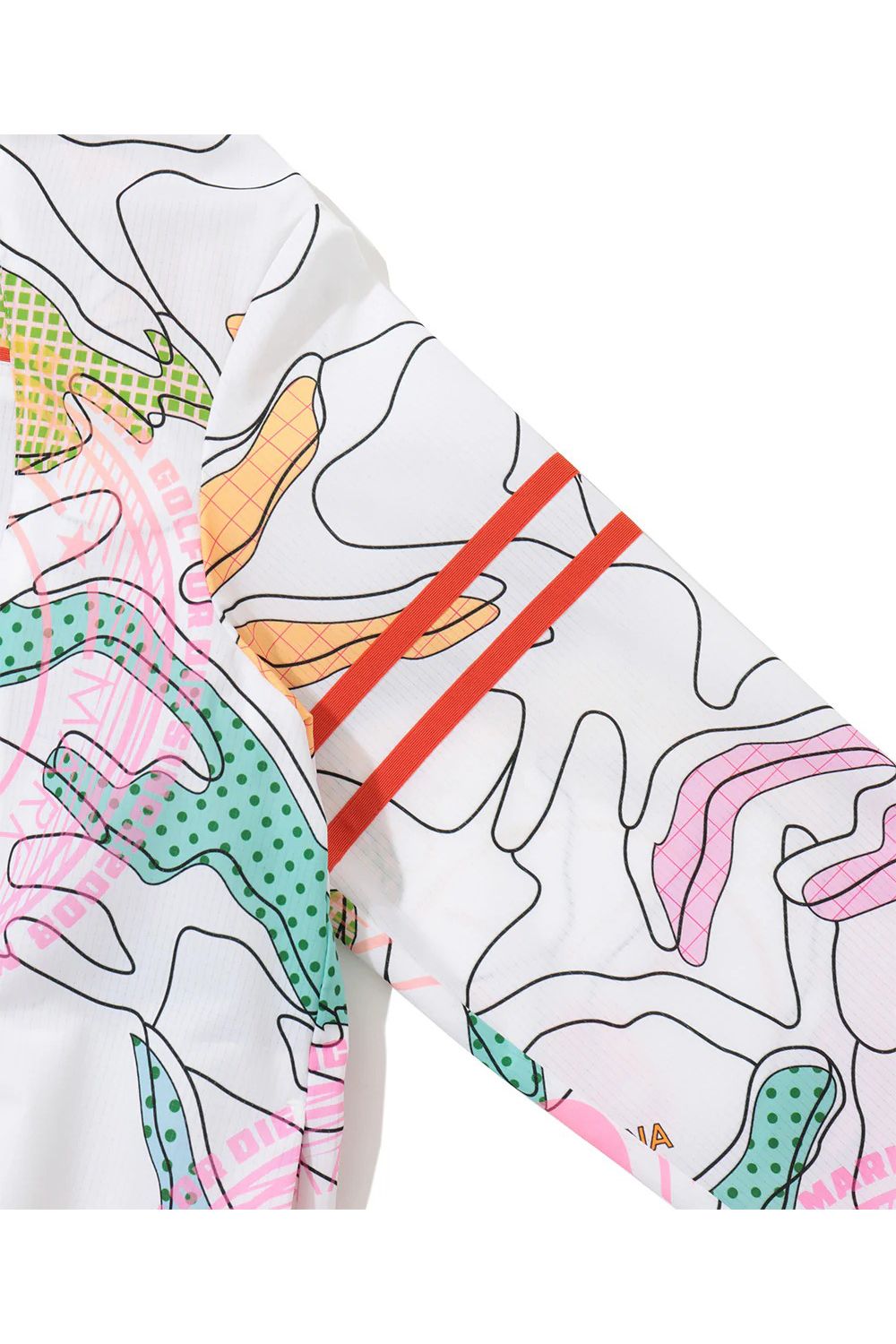 【26SS】【レディース】 AXON CAMO AIRTECH STRETCH HOODIE / 高機能メッシュ素材 カモフラージュプリント フーデットライトジャケット (ホワイト)