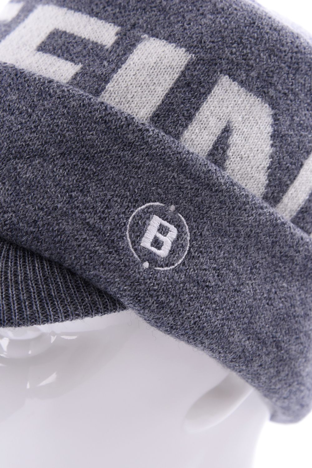 【26AW】 MEN’S WR WOOL KNIT WORK CAP / ブランドロゴ ワークキャップ (グレー)