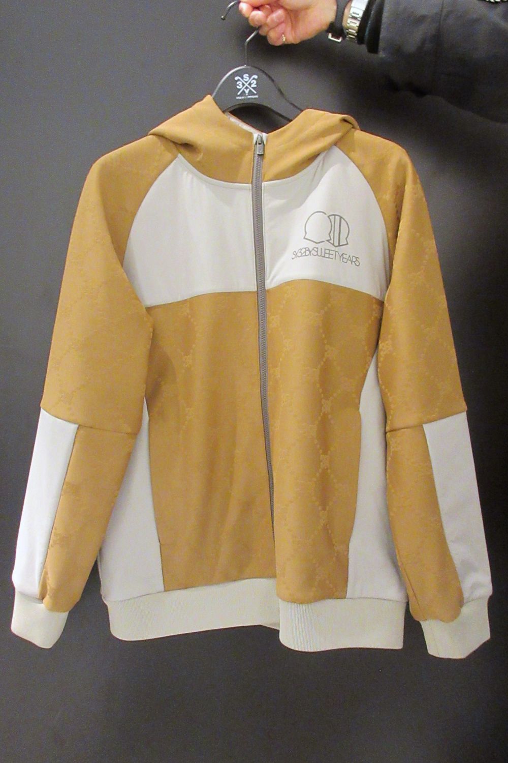 【26AW】 SY JQ BONDING WARM HOOD JK / ボンディング ジップアップ パーカー (ブラウン) (11月上旬入荷予定）