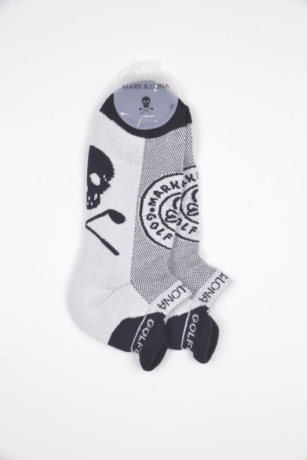 【26AW】 CIRCLE ICON SNEAKER SOCKS / ジャパンメイド サークルスカルジャカード スニーカー丈 ローソックス (ホワイト)