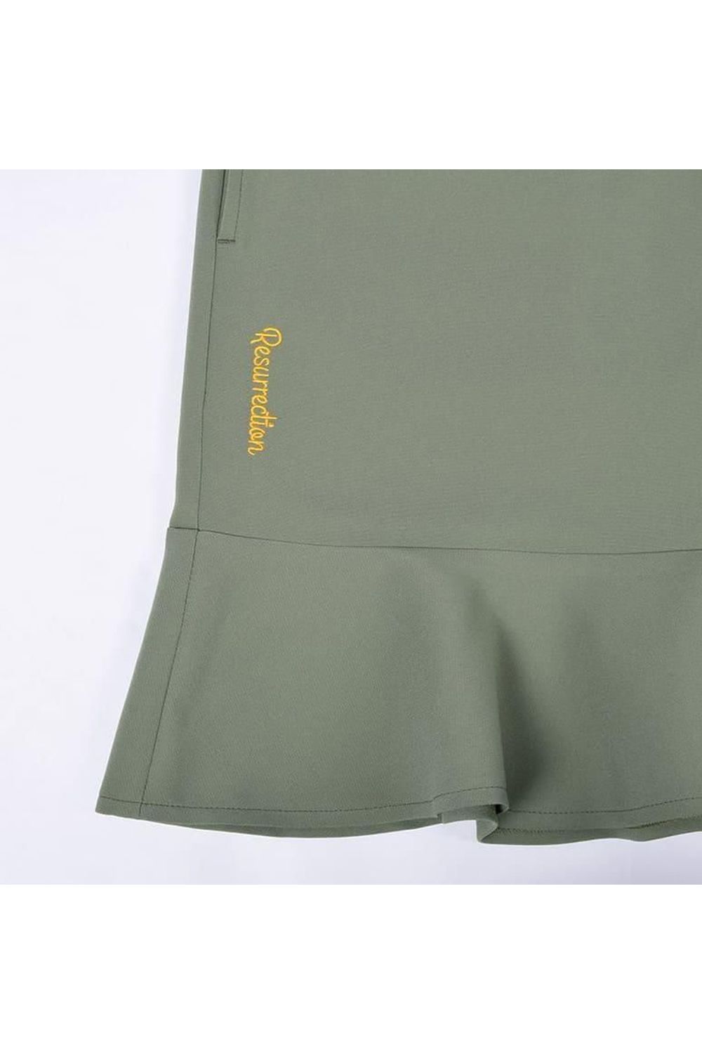 【25SS】【レディース】 WOMENS PEPLUM SKIRT / ベーシック ペプラムスカート (カーキ)*