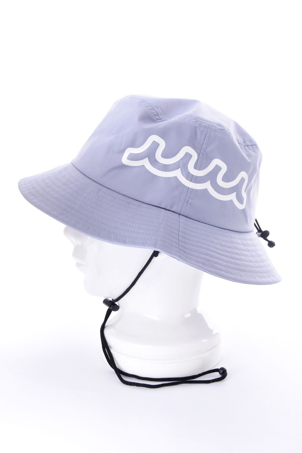 REIN BUCKET HAT / 防水 ロゴ バケットハット (グレー)