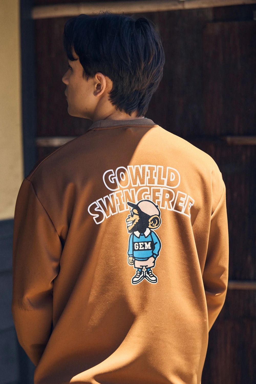 【26AW】 JERSEY SWEATSHIRT / ダンボール素材スウェットシャツ (ブラウン)