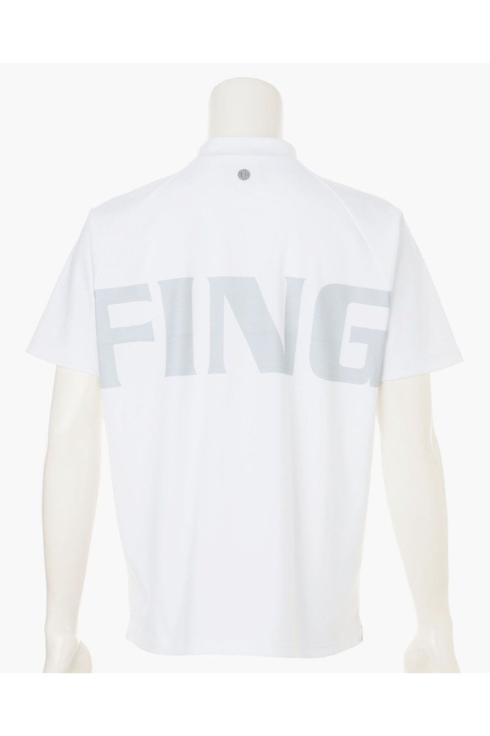 【26SS】 MEN’S BIG BEAT HIGHNECK / ビッグロゴ リラックスフィット モックネックTシャツ (ホワイト)