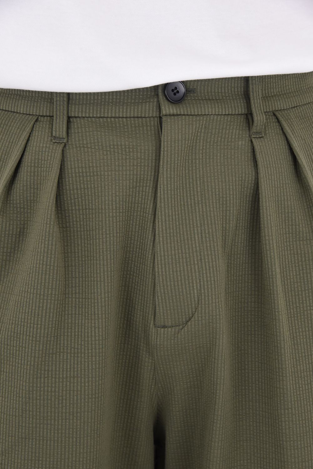 【26SS】 KNIT SOCCER SHORT PANTS / ニットサッカー ショートパンツ （カーキ）