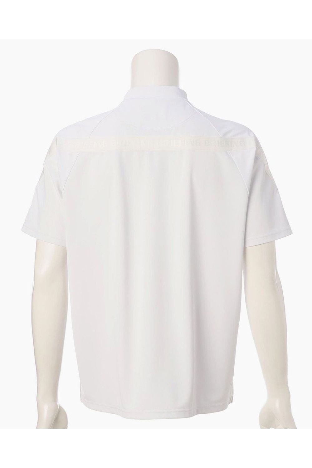【26SS】 CE MEN’S BACK LOGO LINE HIGHNECK RF / ロゴテープ リラックスフィット モックネックTシャツ (ホワイト)