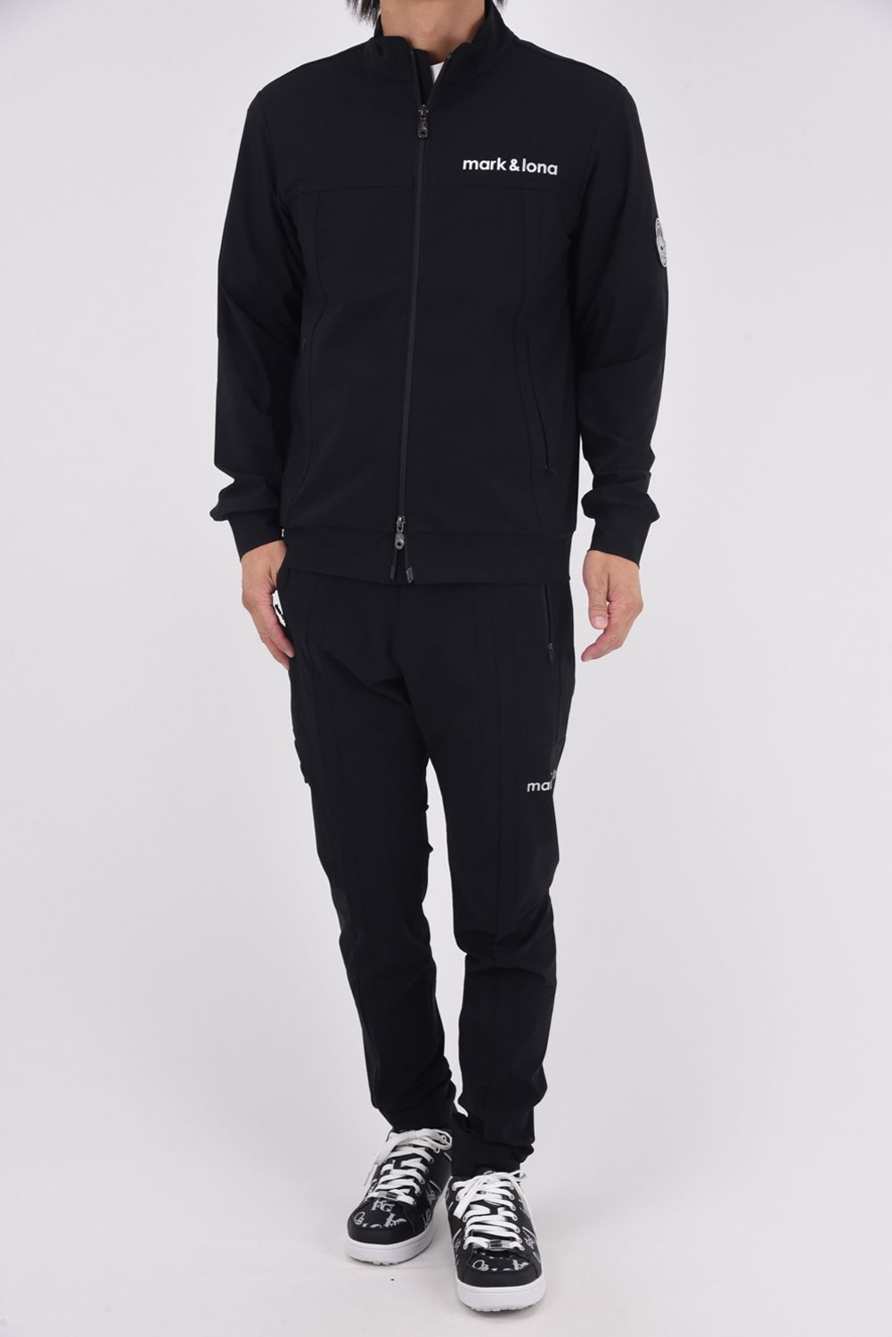 【2025AW】 S.I.D HYPER STRETCH JACKET / リフレクターロゴプリント シリコンワッペン テクニカルジャケット (ブラック)