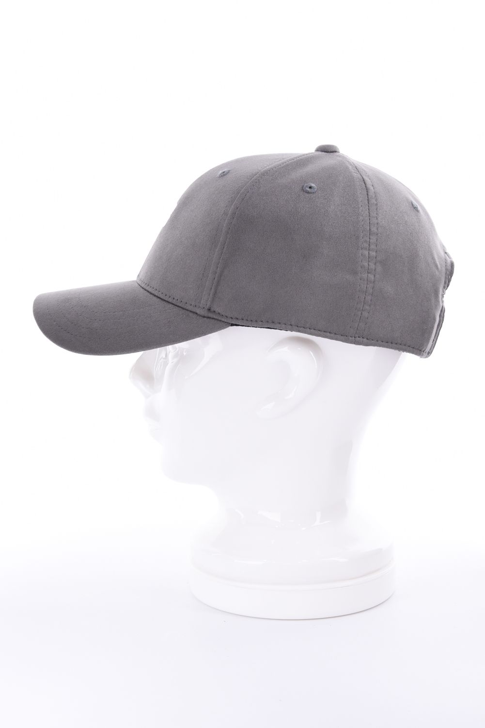 【26AW】 MEN’S SUEDE SMALL BG LOGO CAP / スウェード素材 スモールBGロゴ キャップ (グレー)