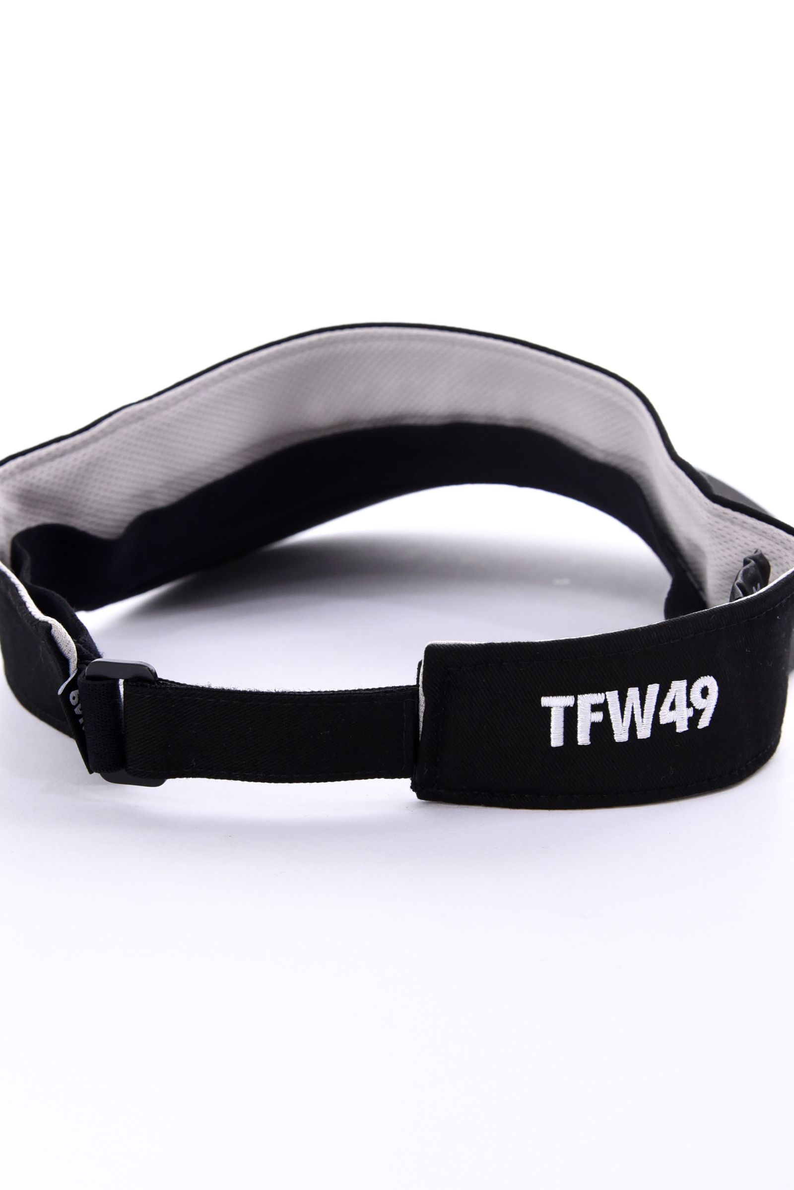 TWILL SUN VISOR / ブランドロゴ サンバイザー (ブラック)