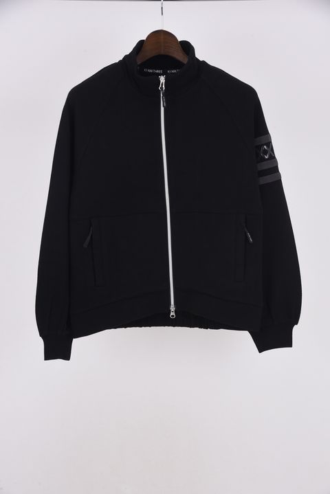 【25AW】【レディース】 KI-XXX THREE SLEEVE LINE FULL ZIP JACKET / 袖 ライン フル ジップ ジャケット (ブラック)