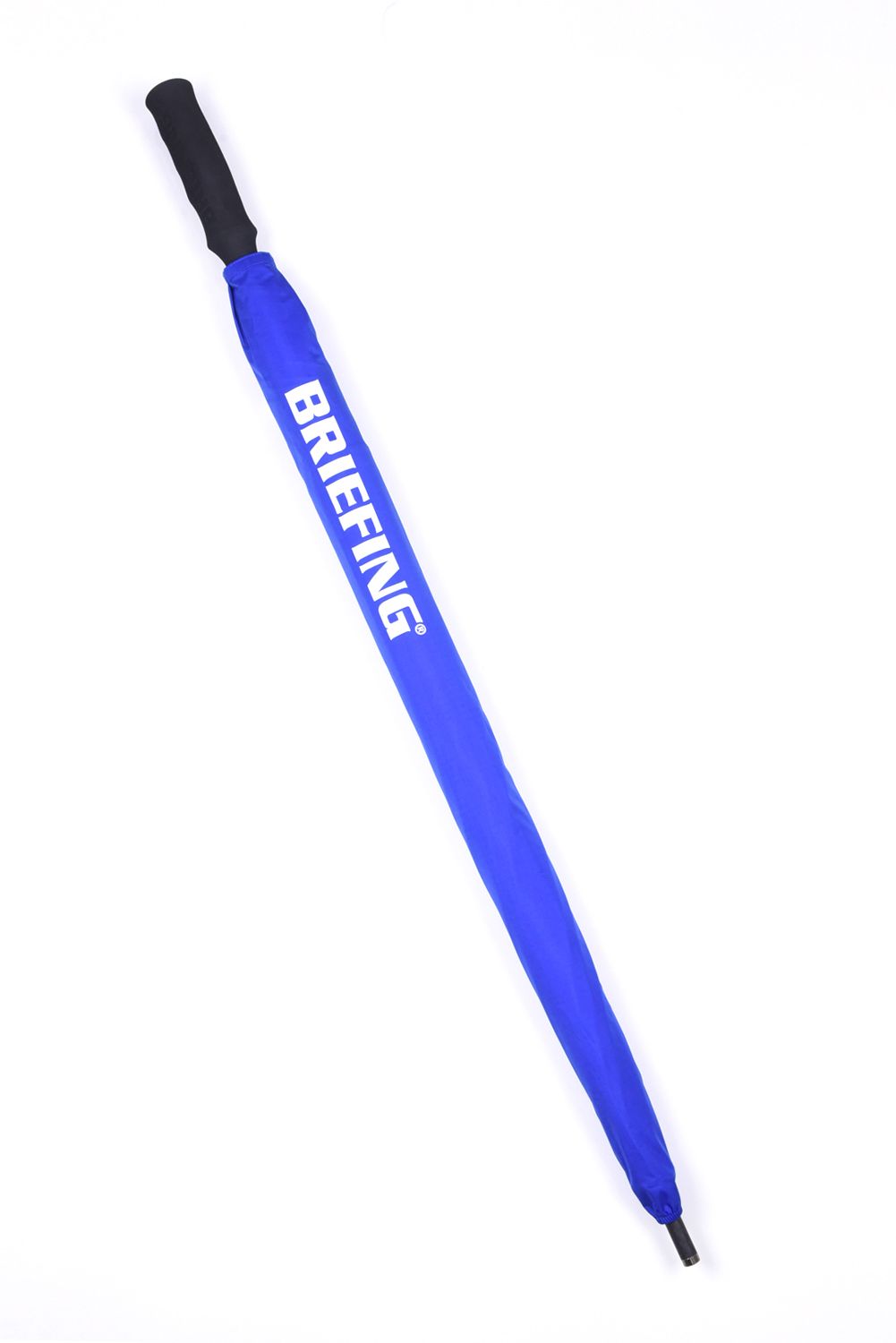 【プレゼント好適品】【返品・交換不可】 CARBON SHAFT UMBRELLA / BRIEFINGロゴ カーボンシャフト アンブレラ 傘 ブルー
