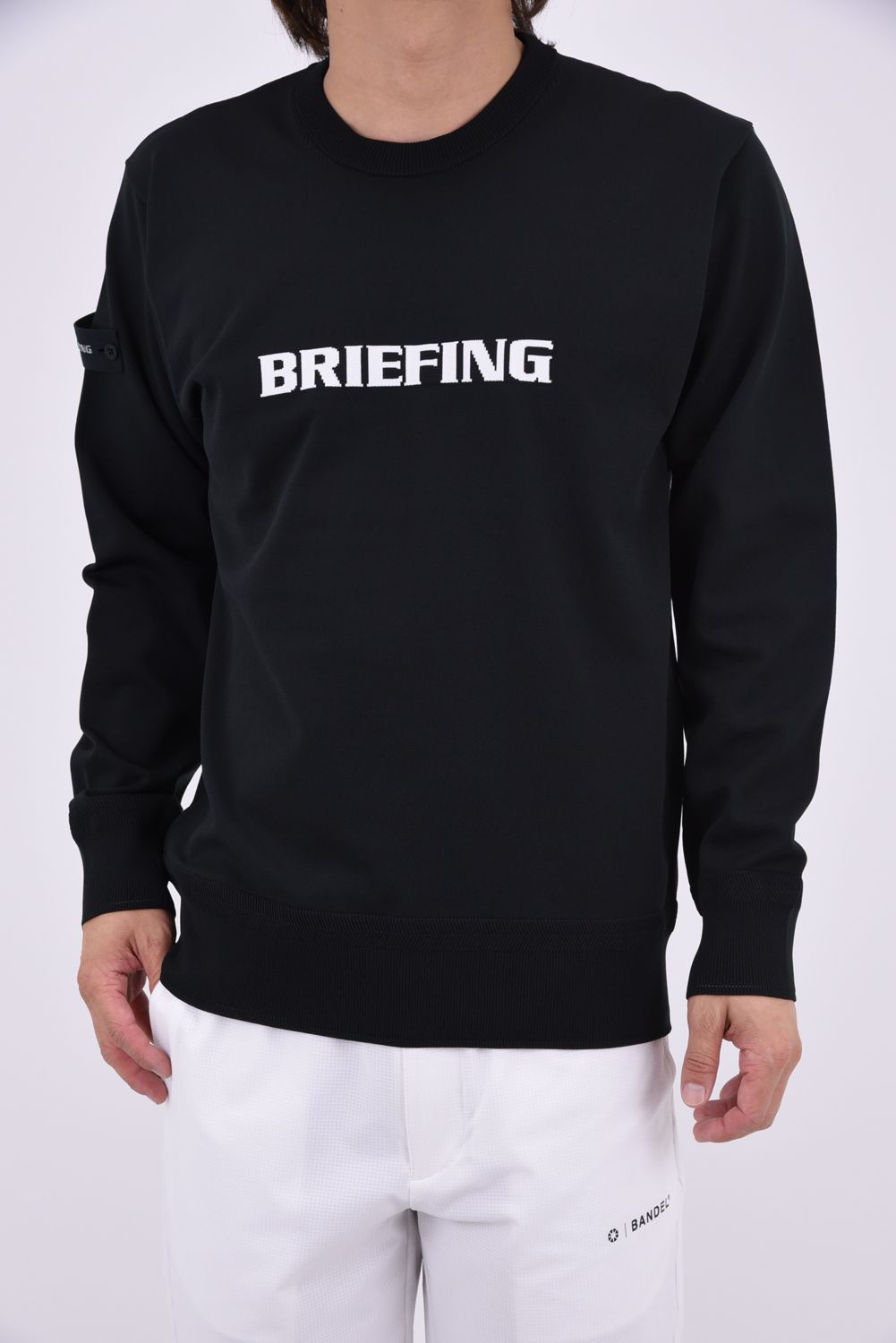 BRIEFING - 【26AW】 MEN'S PLANE KNIT CREWNECK / ブランドロゴ