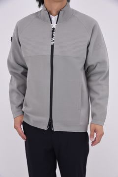 【25AW】 MEN'S WR KNIT BLOUSON / 超撥水糸 ハイネックニットブルゾン (グレー)