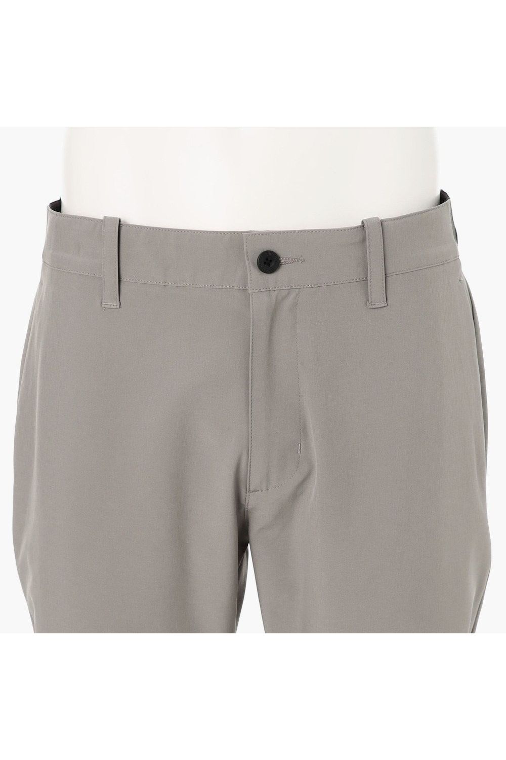 【26SS】 MEN'S COOLCORE LOGO ELASTIC PANTS / クールコア ウエストゴムベルト ロングパンツ (グレー)