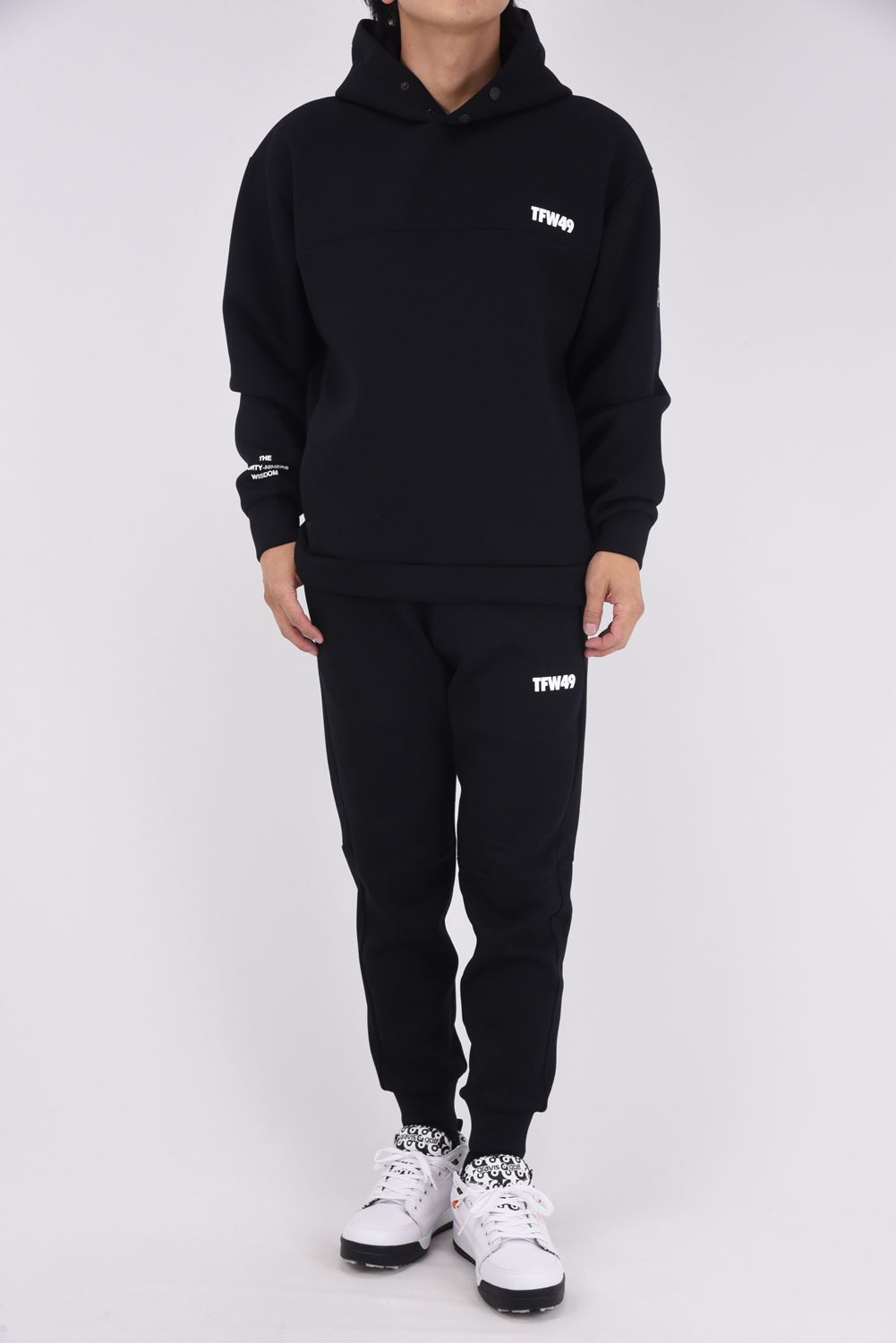 【25AW】 CARDBOARD MATERIAL HOODIE / ダンボール素材 フーディ (ブラック)