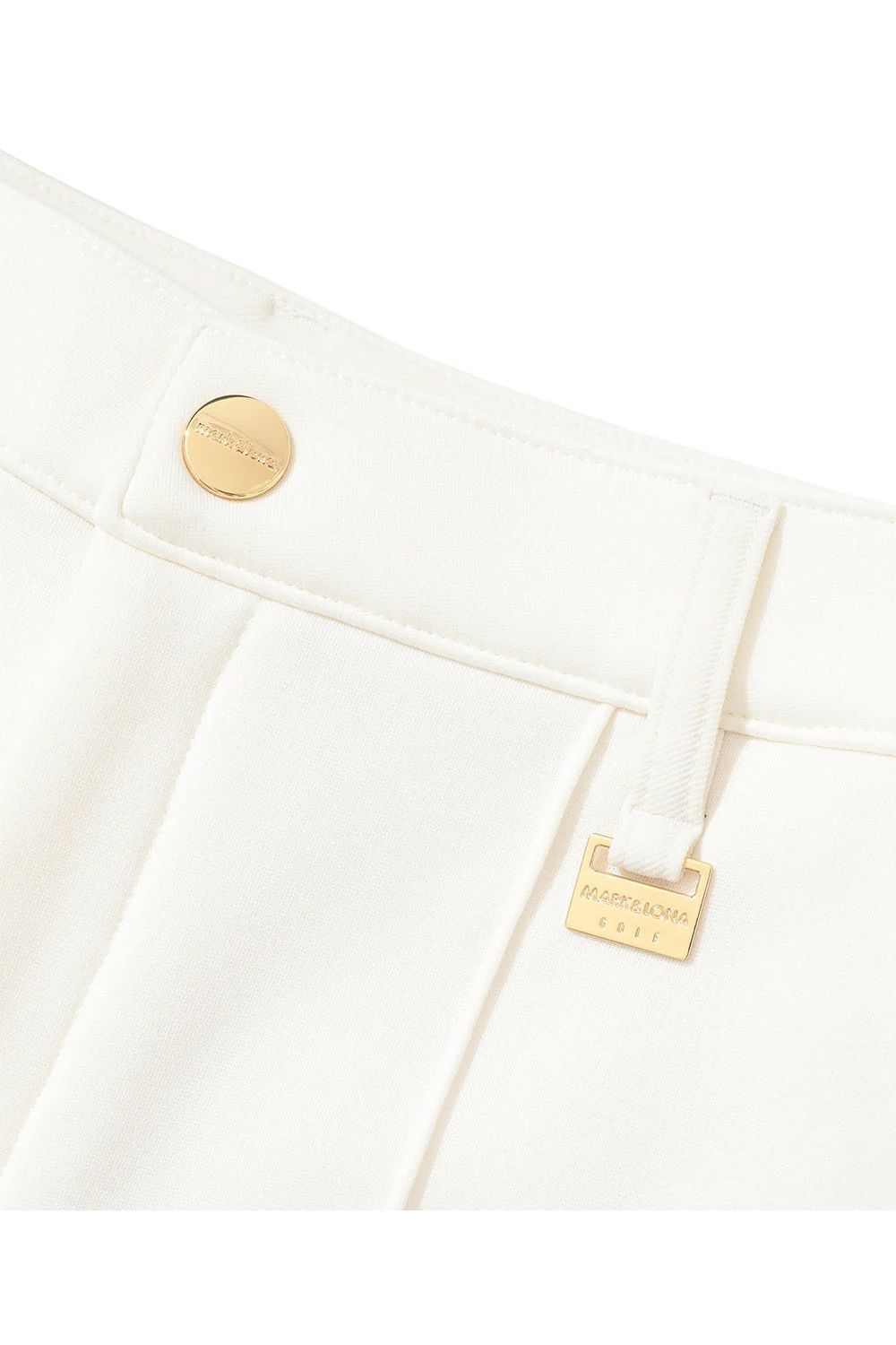 【2025AW】【レディース】 ALIGN THERMAL SLIM PANTS / ブランドロゴ 裏起毛 スリムテーパードパンツ (オフホワイト)