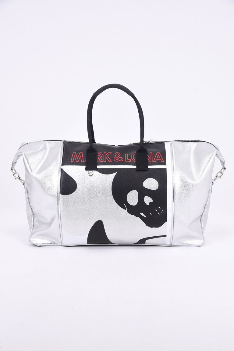 MARK&LONA - CRAY METALLIC BOSTON BAG / シンセティックレザー 