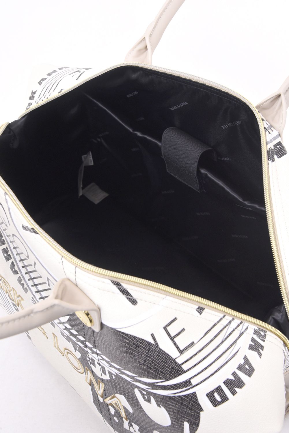 【2026SS 木村拓哉さん着用 VOL.3】 ATLAS CONVERTIBLE BOSTON BAG / アイアンスカル シンセティックレザー 2WAYボストンバッグ (ベージュ)