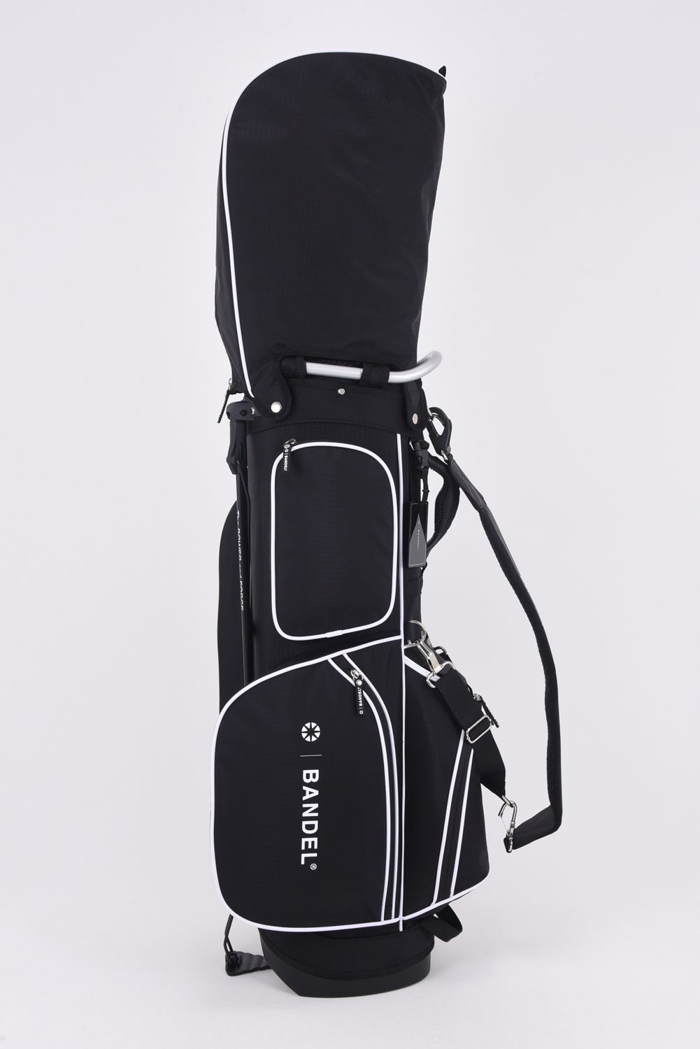 BANDEL GOLF - 【銀行振込・代金引換不可】【返品・交換不可】 RIPSTOP STAND CADDYBAG / リップストップ  スタンドキャディバッグ (ブラック/ブラック) | GOSSIP GOLF